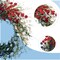 22-inch artificial floral wreath in red, white, and blue, featuring patriotic-themed flowers and twigs, ideal for hanging on doors, walls, or tables to celebrate Independence Day, Memorial Day, Flag Day, and other national holidays.